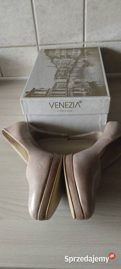 Obuwie Venezia Luch Beżowe Lublin