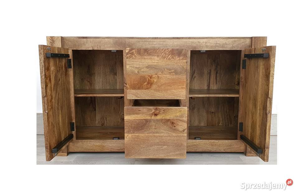 Komoda z litego drewna mango 150 Szafy, regały, półki Lublin