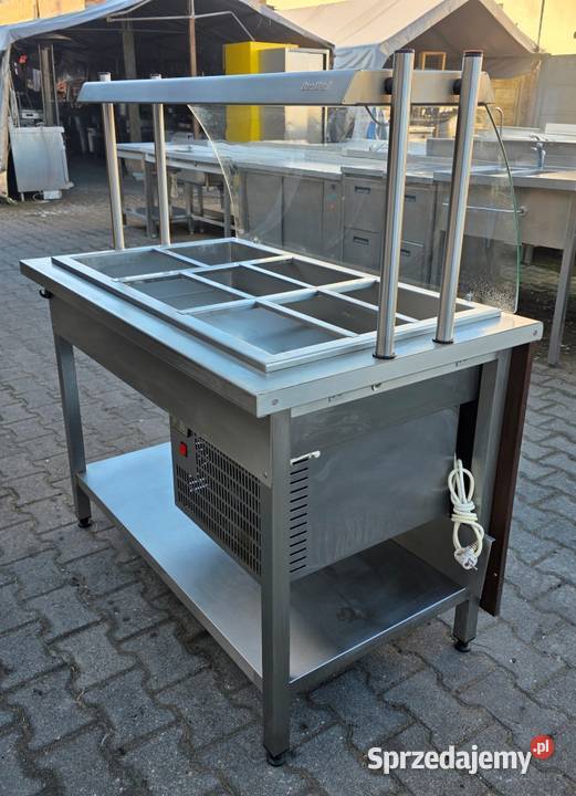 Bar Chłodniczy Dora Metal 3 x11 GN z Nadstawką Nowe Skalmierzyce