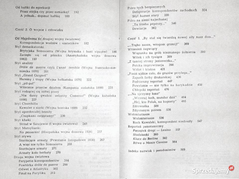 Wojna i pióro Melchior Wańkowicz Chełm sprzedam