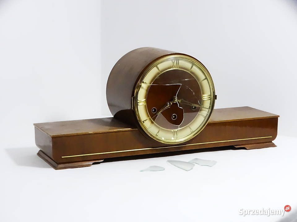 Zegar kominkowy vintage LaFleur Lauffer Biłgoraj