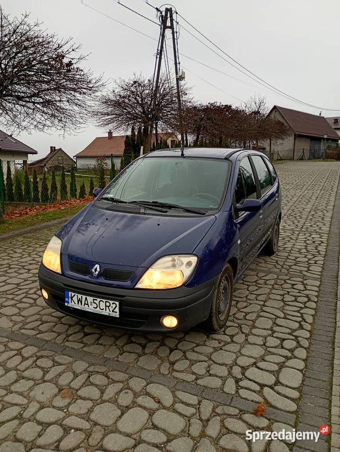 Renault Scenic 19 dTi 98 1999 r granatowy