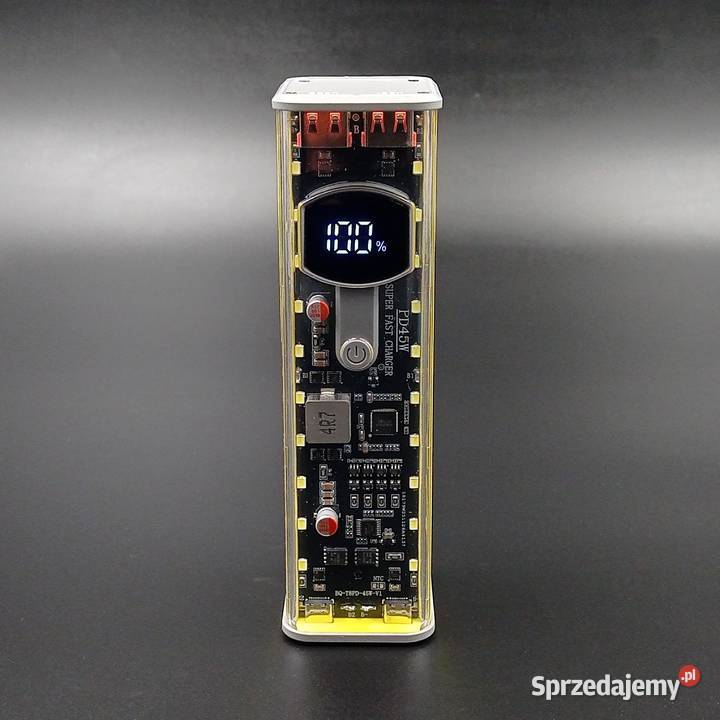 Powerbank 45W PD 20 000mAh 74Wh 818650 2USBC Zawiercie sprzedam