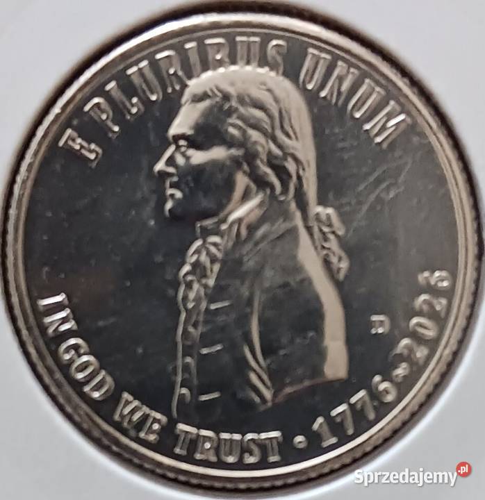 25 centów USA 2026 r 250 r Powstania USA dzwon Konin
