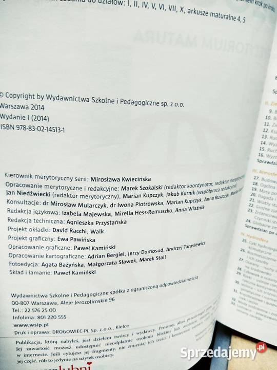 Geografia vademecum zdasz to rozszerzenie Warszawa