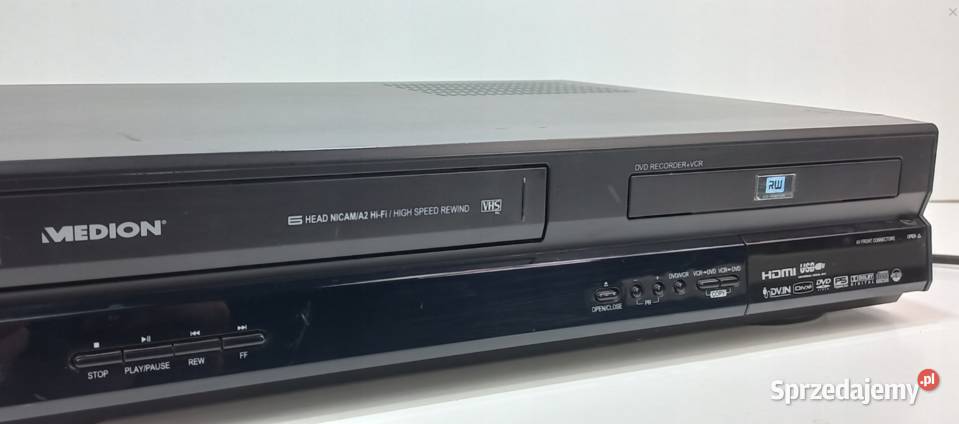 Medion Video i DVD HDMI MD 81664 kombo Magnetowidy wielkopolskie Międzychód