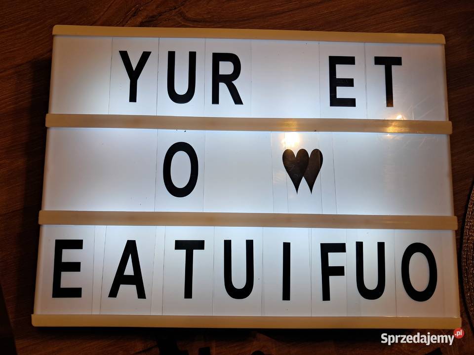 podświetlana tablica literki 30x22 stan świętokrzyskie Sandomierz