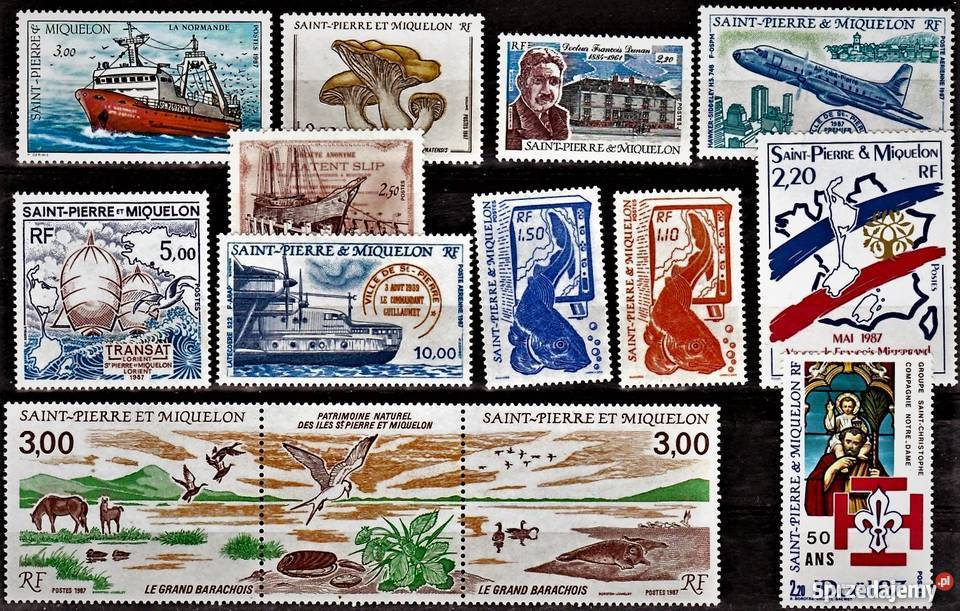STPIERRE MIQUELON 198619871988 MNH Człuchów