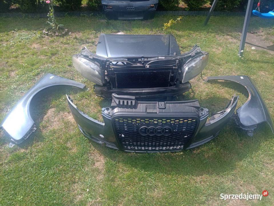 Audi A4 B7 407 KOMPLETNY przód Zderzak Lampy Tychy sprzedam