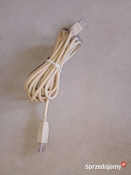 kabel przewód USB A USB B 3m szary drukarka Szczecin