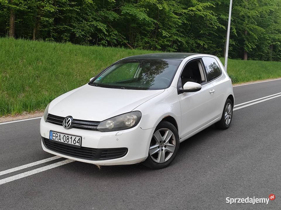 Volkswagen Golf 6 VI grzane fotele czarny dach Poręba