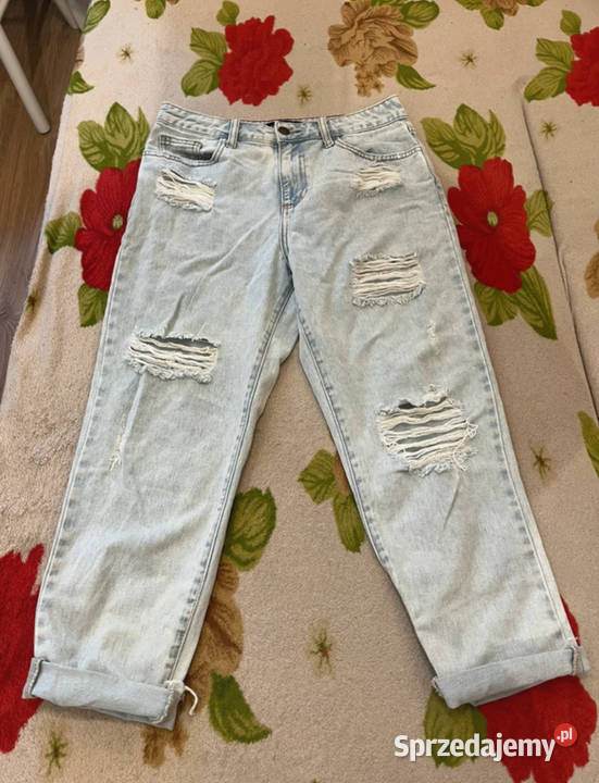 Spodnie jeansowe mom boyfriend w kolorze Moda i Styl Łódź