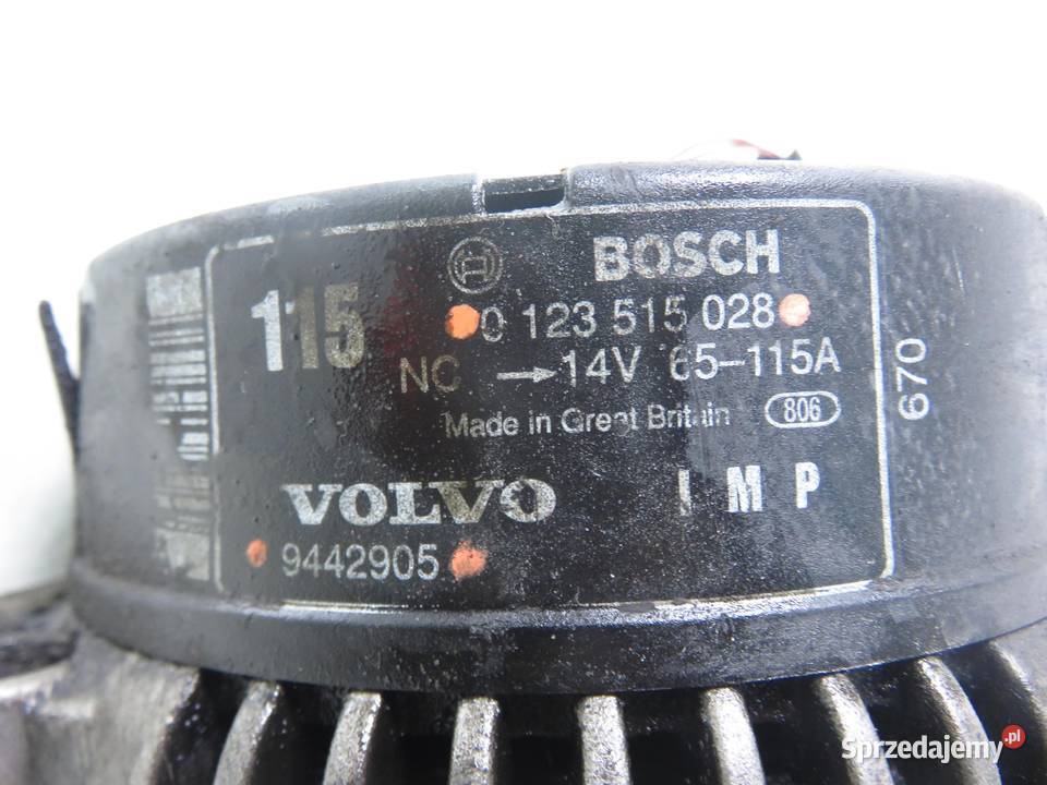 ALTERNATOR VOLVO 850 LW 25 TDI D 5252 T 9442905 Układ elektryczny, zapłon
