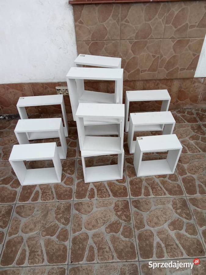 Sprzedam Komplet Półeczek Kolor Biały Okazja Golub-Dobrzyń
