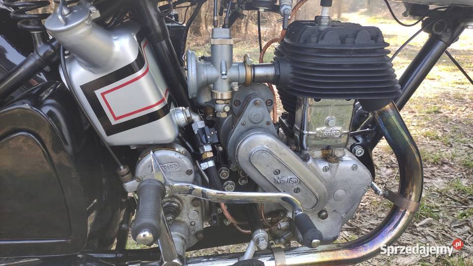 Norton WD 16H 1941r 1234km Tomaszów Mazowiecki