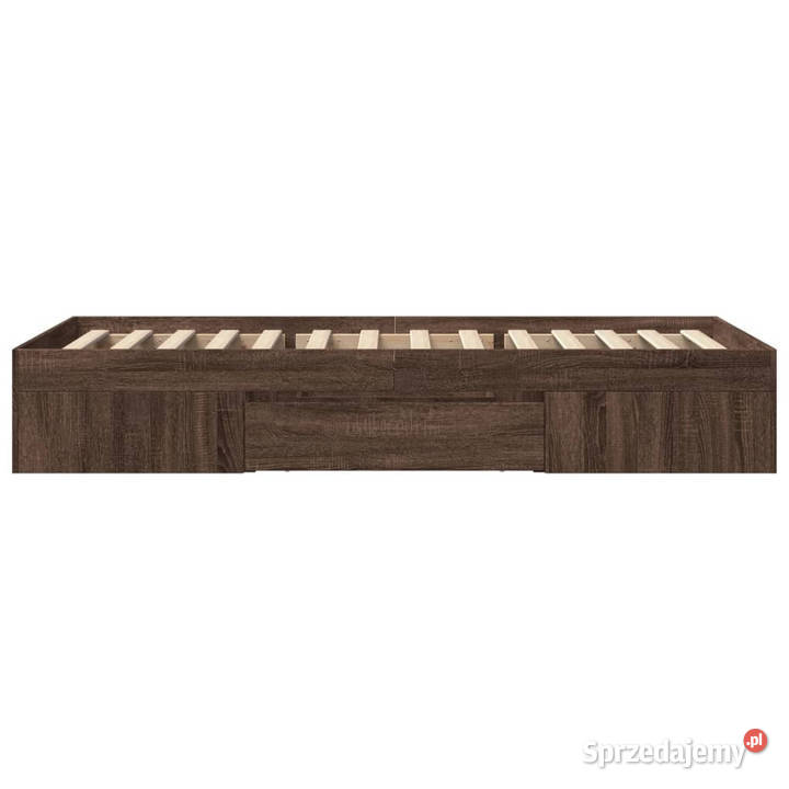 Łóżko bez materaca brązowy dąb 100x200 WM3295491 Warszawa