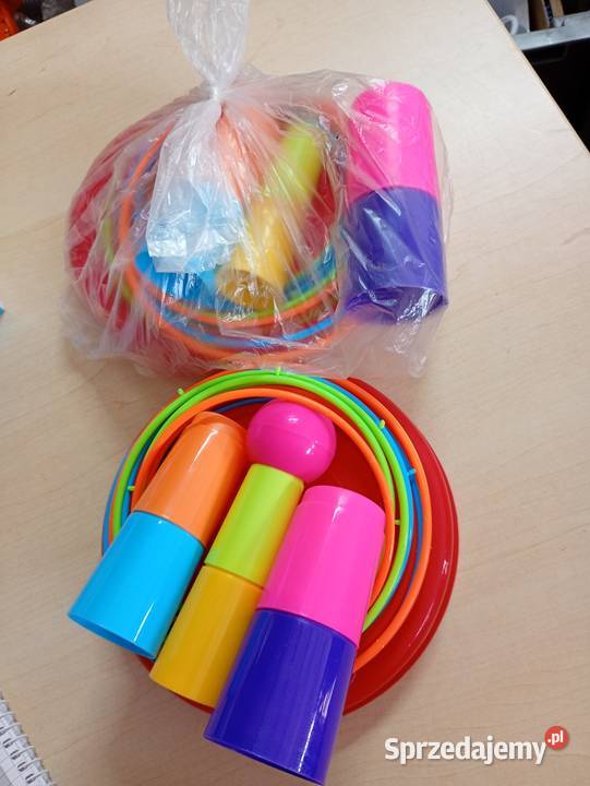 Plastikowy zestaw do gry w rzutki kręgle Przysucha