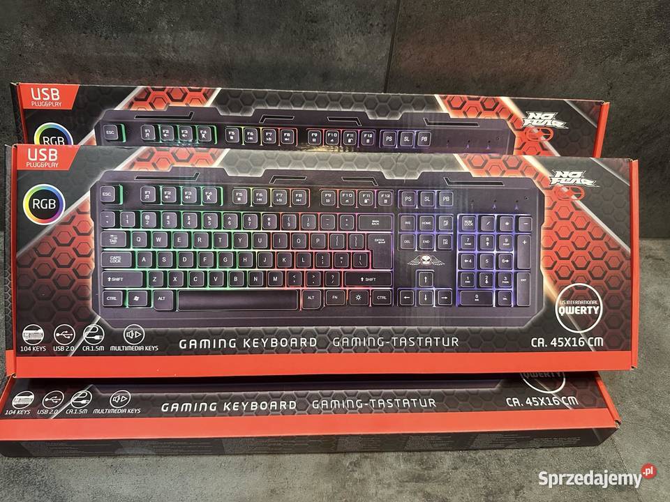 Klawiatura gamingowa podświetlana Toruń sprzedam