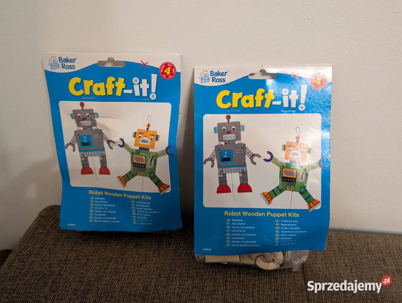 Zestaw kreatywny Marionetki Roboty Baker Ross Lublin