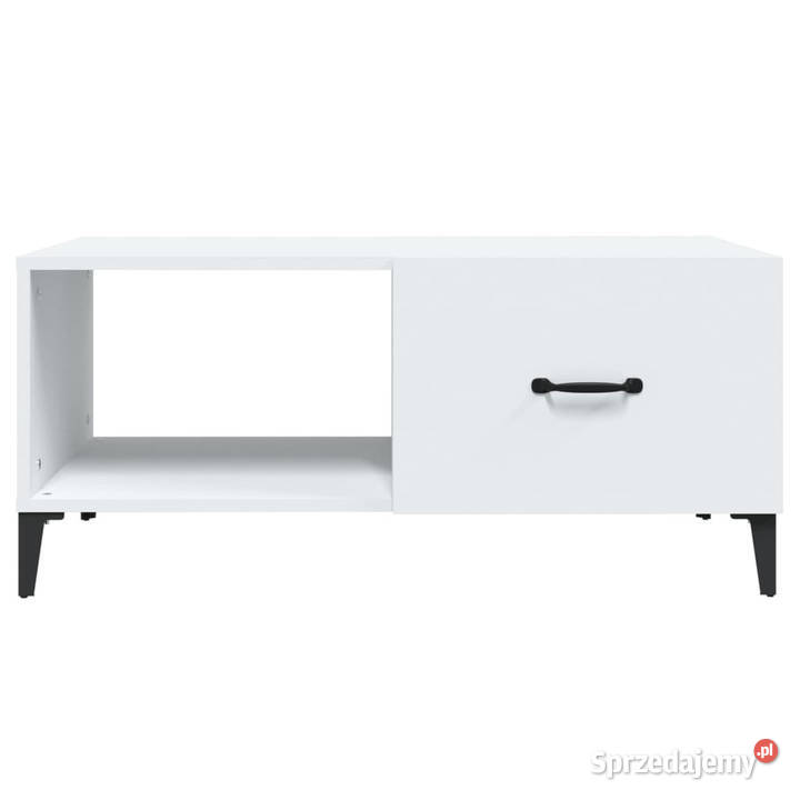 Stolik kawowy biały 90x50x40 materiał Meble Warszawa