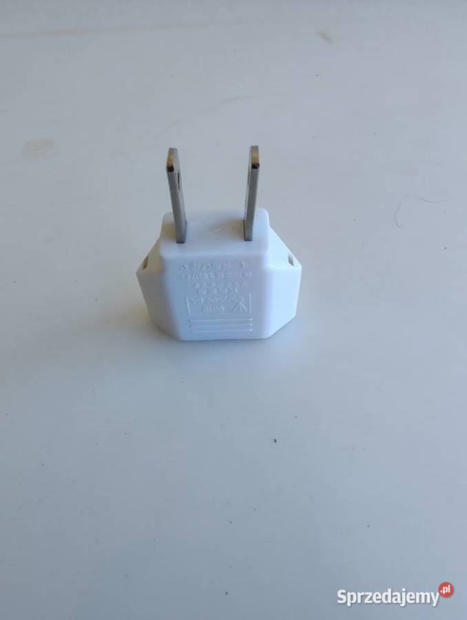Adapter przejściówka z wtyka USA na wtyk polski sprzedam