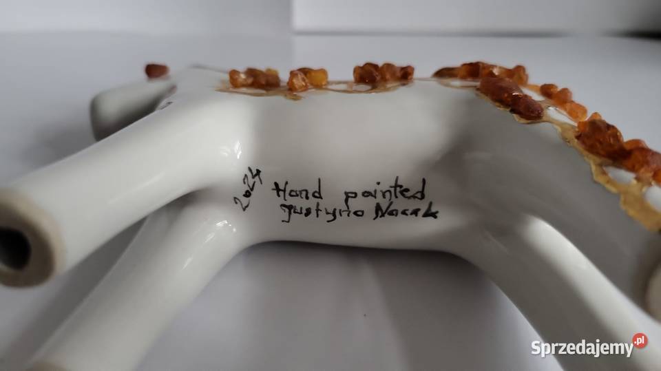 Koń Figurka Konik ceramiczny ręcznie malowany pomorskie