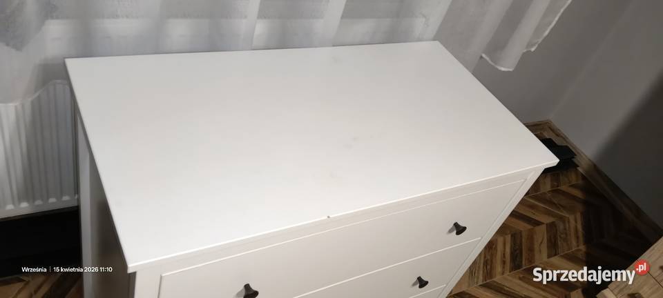 Biała komoda 3 szuflady IKEA Września
