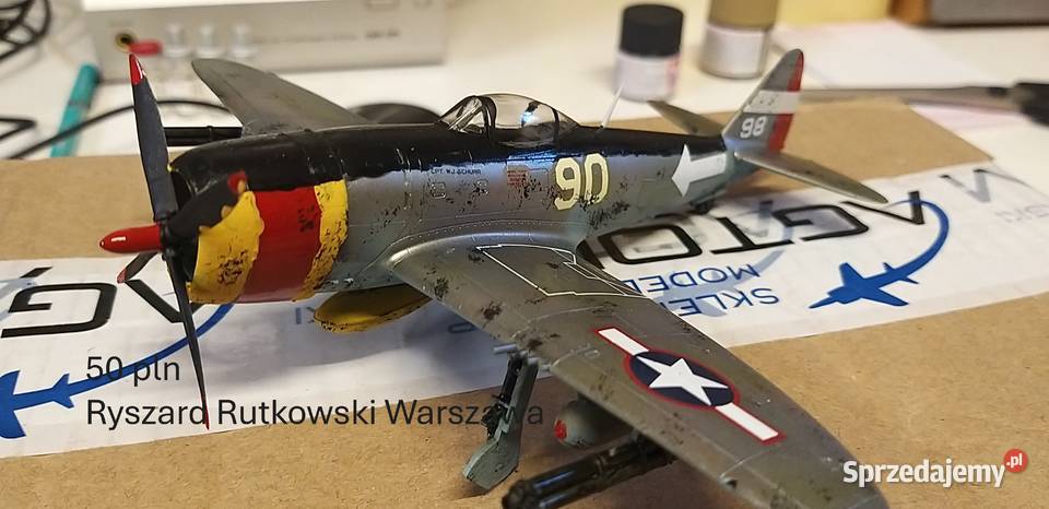sklejone i pomalowane modele samolotów skala 172 mazowieckie Warszawa