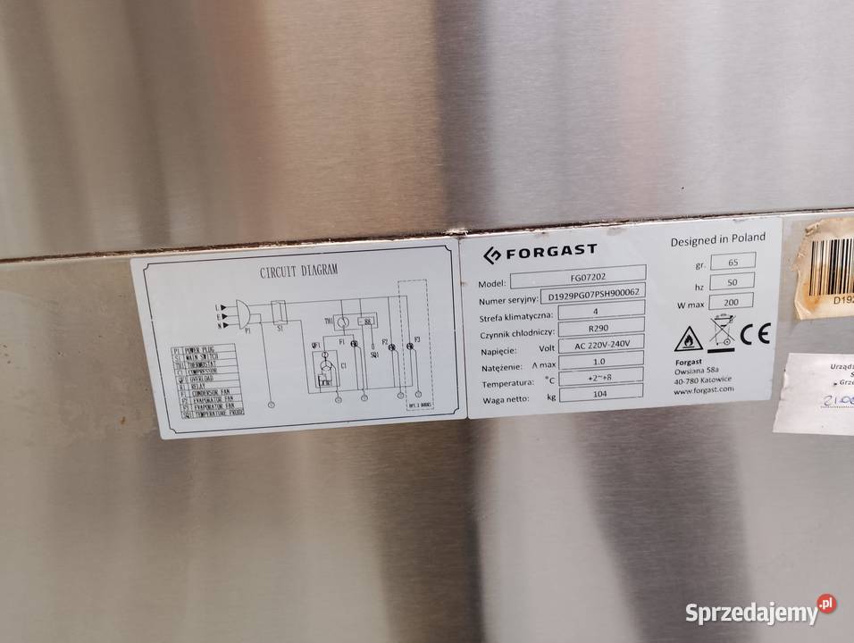 Stół do pizzy Forgast 90 FG 7202 Wrocław