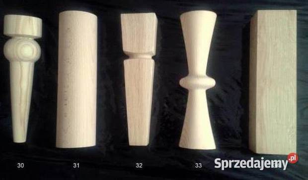Noga drewniana Nóżka do mebli PRODUCENT Lubań