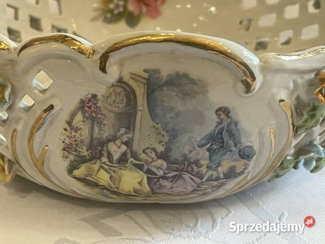 Porcelanowa ażurowa patera Berlin małopolskie Kraków sprzedam