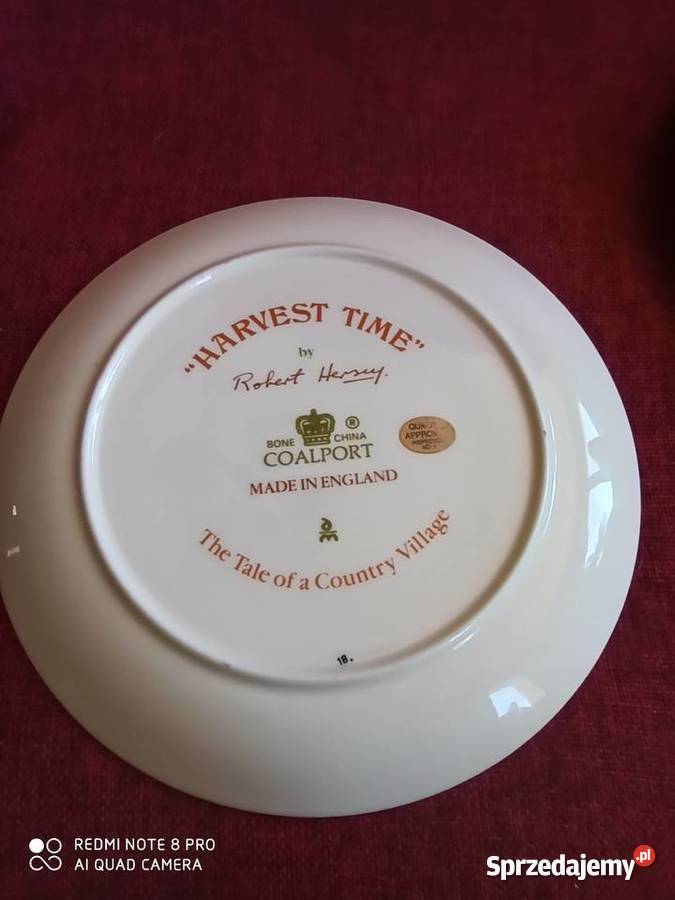 Bajkowy Talerz Coalport Wiejski sklep Talerze Gdańsk sprzedam