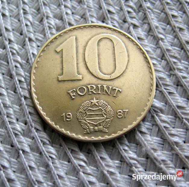 Węgry 10 Forint 1987r Kalisz