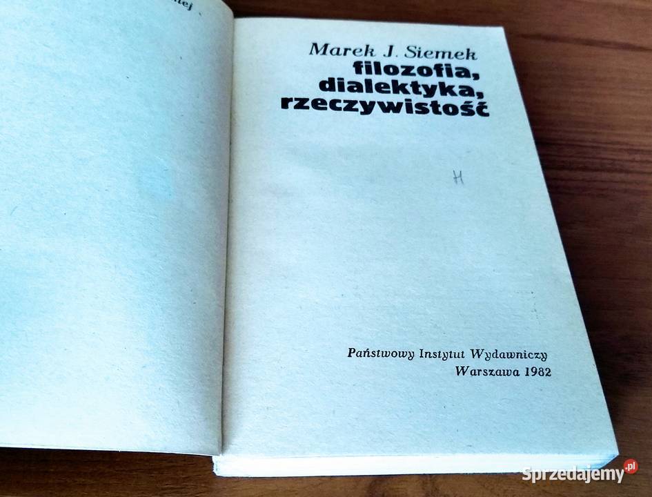 Filozofia dialektyka rzeczywistość Marek J kompendium, repetytorium, opracowanie Gdańsk