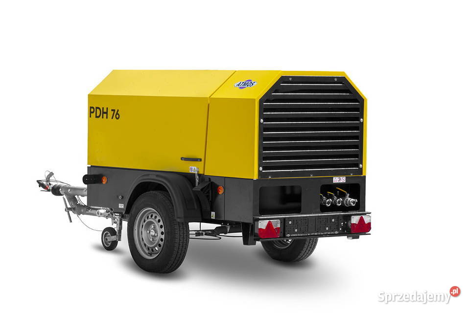 Przewoźny kompresor ATMOS PDH 76 76 m37 bar