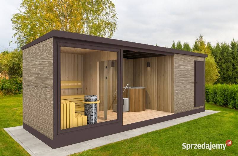 Sauna ogrodowa wiata pomieszczenie gospodarcze Pszczyna