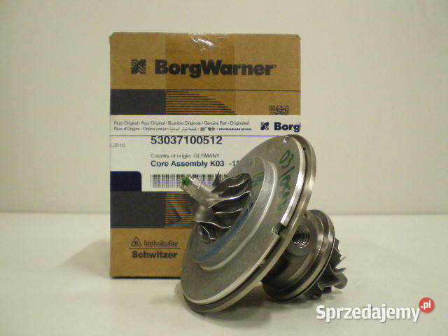 Nowy rdzeń do turbosprężarki BorgWarner KKK Siedlce