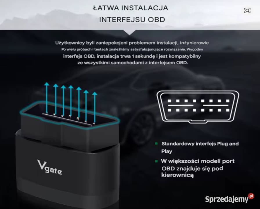 Vgate iCar Pro 2S ELM327 interfejs diagnostyczny łódzkie