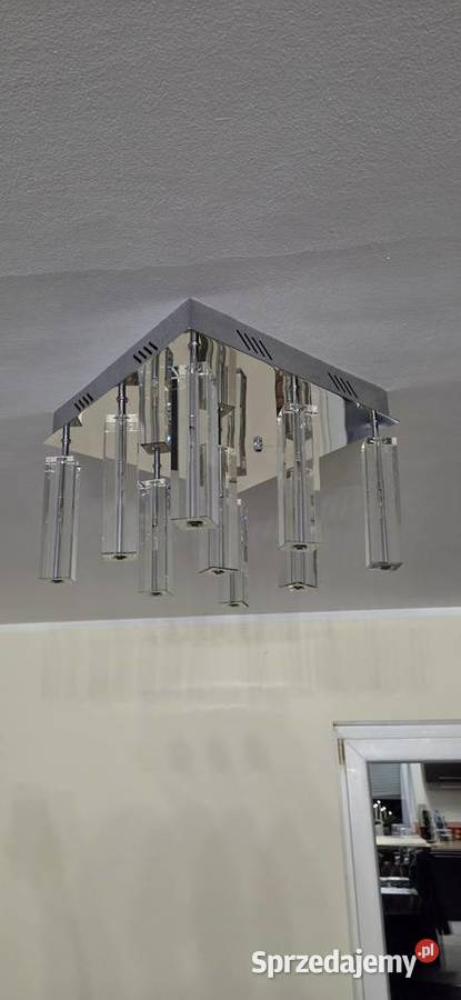 Lampa plafon kryształy Szczytniki