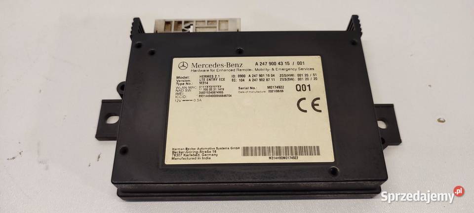 MERCEDES VITO W447 MODUŁ KOMUNIKACJI A2479004315