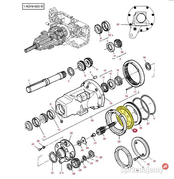 Tarcza hamulcowa Massey Ferguson 3617653M91 Białystok