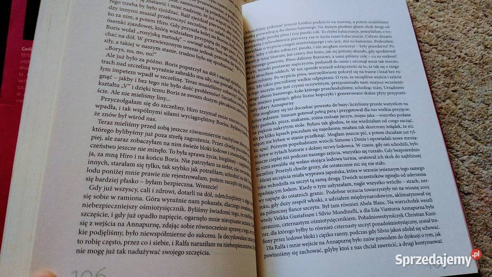 Cała ja pasja do ośmiotysięczników Kaltenbrunner reportaż, literatura faktu Gdańsk sprzedam
