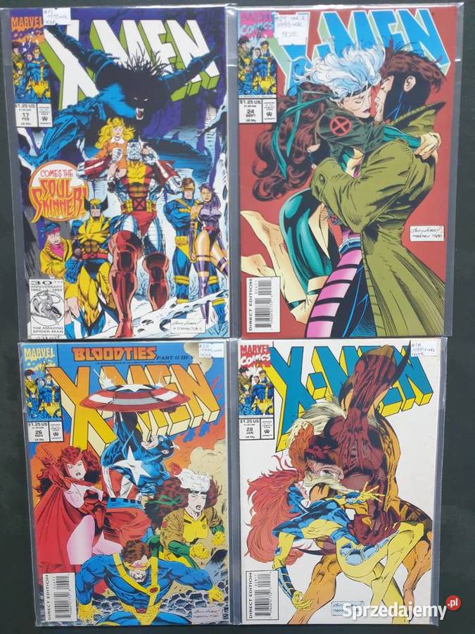 XMen kolekcja 33 oryginalnych komiksów Marvel Amerykańskie Komiksy