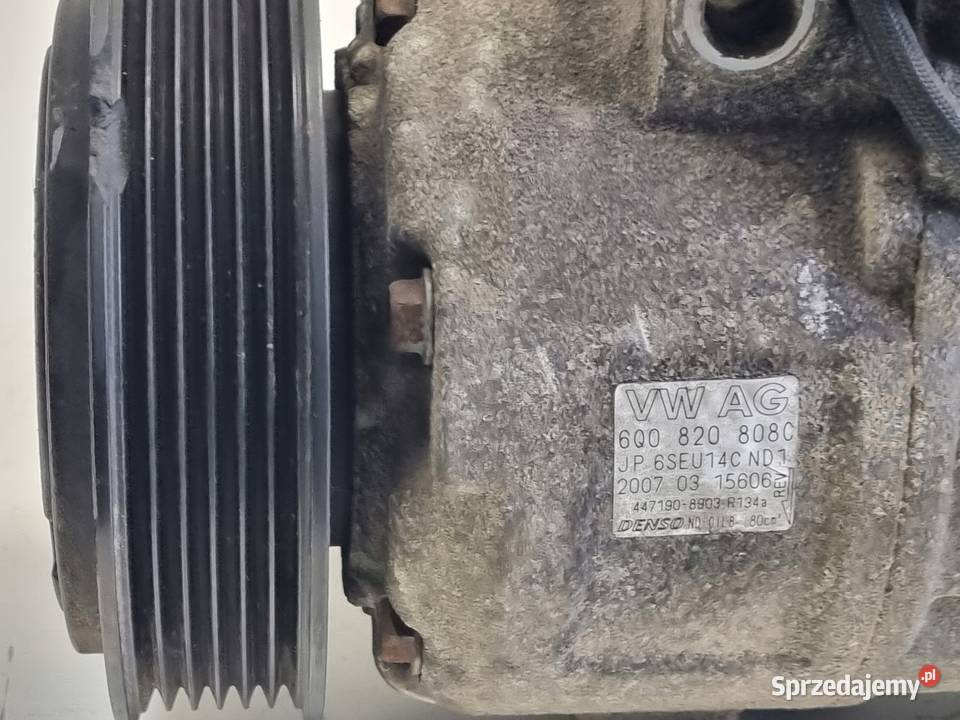 SPRĘŻARKA KLIMATYZACJI VW Fox 12 6V pompa lubelskie Rudka