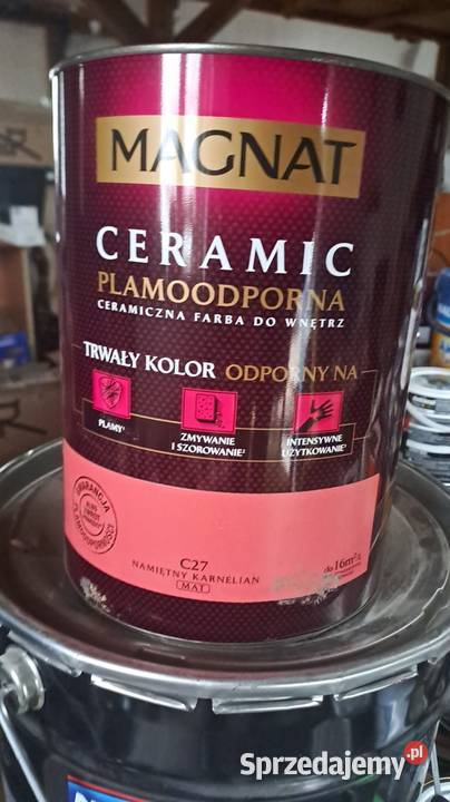 Farby MAGNAT Ceramic 25 l 5 l wyprzedaż 40 Przekolno