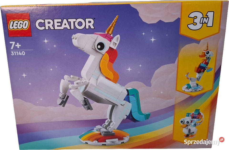 Klocki Lego Creator 3w1 Magiczny jednorożec Lego Czeladź