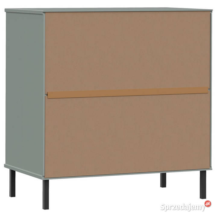 Komoda OSLO z 3 szufladami szara 77x40x795 lite Komody Warszawa