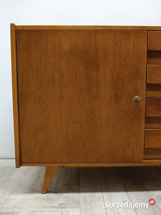 komoda vintage z drzwiami i szufladami design Komody Radomsko