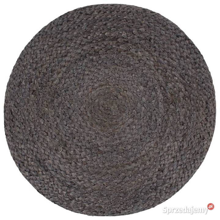 vidaXL Ręcznie robiony puf ciemnoszary 45 x 30 Warszawa