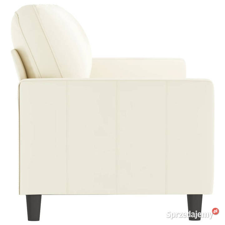 Sofa 3osobowa kremowy 180 tapicerowana aksamitem Warszawa